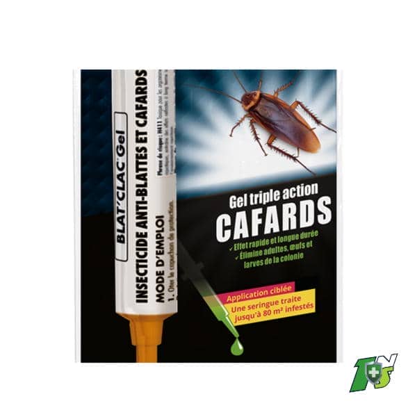 Cafards gel triple action - Clac : Seringue anti cafard